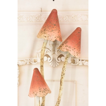 Metalowe Grzyby Muchomory - Grzyby - Dekoracja Ogrodowa - Wbijane w Ziemie