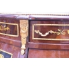 Pałacowa Drewniana Komoda z Malunkami - Szafa - Arystokracja - Złote Okucia