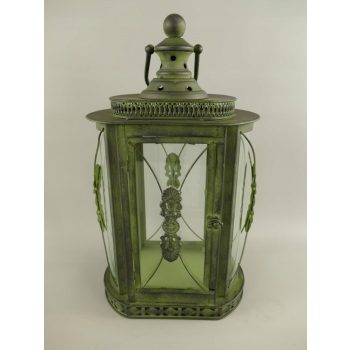 2 x Lampiony Lampion Latarnie na świece - Vintage Dekoracja