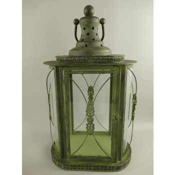 2 x Lampiony Lampion Latarnie na świece - Vintage Dekoracja