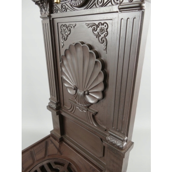 Aluminiowy Ogrodowy Odpływ Wylewka Fontanna Kran - Brązowy 83cm