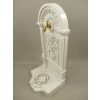 Aluminiowy Ogrodowy Odpływ Wylewka Fontanna Kran - Biały 83cm