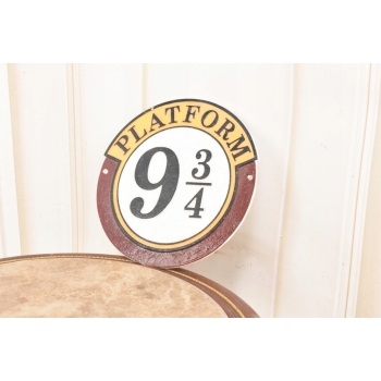 Żeliwny Szyld - Harry Potter - Peron Platform 9 3/4 - Dekoracja Żeliwo