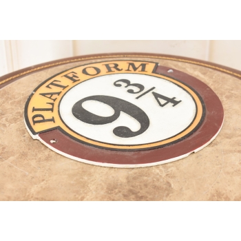 Żeliwny Szyld - Harry Potter - Peron Platform 9 3/4 - Dekoracja Żeliwo