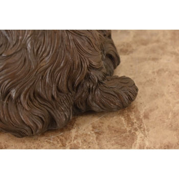 Pies Cocker Spaniel - Figura Psa - Rzeźba z Brązu - Dekoracja Ozdoba
