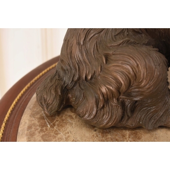 Pies Cocker Spaniel - Figura Psa - Rzeźba z Brązu - Dekoracja Ozdoba