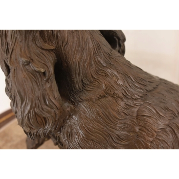 Pies Cocker Spaniel - Figura Psa - Rzeźba z Brązu - Dekoracja Ozdoba