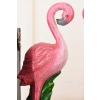 Podpórka Pod Książki Dwa Flamingi - Różowy Flaming - Figura Rzeźba z Brązu