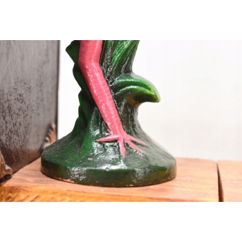 Podpórka Pod Książki Dwa Flamingi - Różowy Flaming - Figura Rzeźba z Brązu