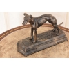 Żeliwna Figura Psa Gończego - Pies Chart Rzeźba z Żeliwa - Dekoracja