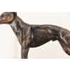 Żeliwna Figura Psa Gończego - Pies Chart Rzeźba z Żeliwa - Dekoracja