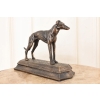 Żeliwna Figura Psa Gończego - Pies Chart Rzeźba z Żeliwa - Dekoracja