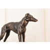 Żeliwna Figura Psa Gończego - Pies Chart Rzeźba z Żeliwa - Dekoracja