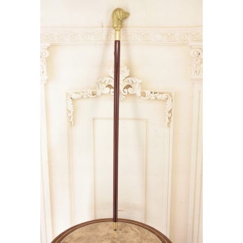 Laska Spacerowa z Brązu - Pies Myśliwski Chart - Solidna - Prezent