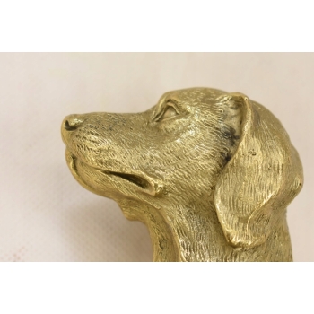 Laska Spacerowa z Brązu - Pies Myśliwski Chart - Solidna - Prezent