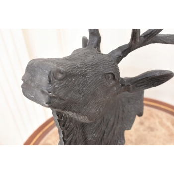 Jeleń na Postumencie - Trofeum Myśliwskie - Figura Myśliwska - Dekoracja