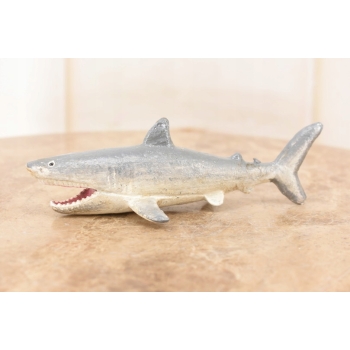Figura Groźnego Rekina - Żarłacz Biały z Żeliwa - Figura Rzeźba Żeliwo