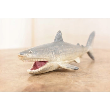 Figura Groźnego Rekina - Żarłacz Biały z Żeliwa - Figura Rzeźba Żeliwo