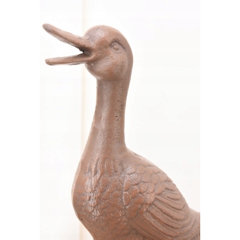 Stojąca Kaczka - Kaczki Kaczor - Figura z Żeliwa - Rzeźba Dekoracja Ozdoba