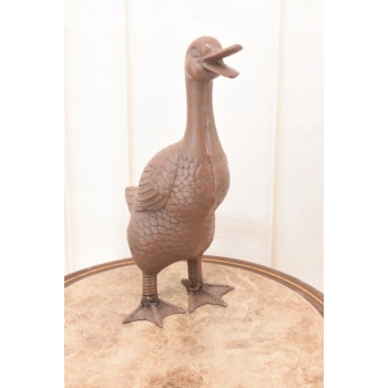 Stojąca Kaczka - Kaczki Kaczor - Figura z Żeliwa - Rzeźba Dekoracja Ozdoba