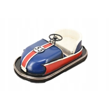 Metalowy Model Samochodziku typu Bumper Car z numerem 53 - Dekoracja