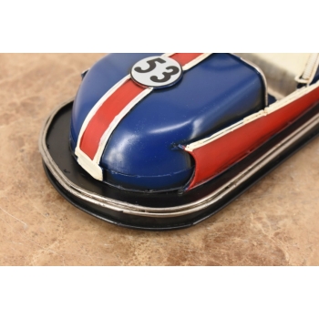 Metalowy Model Samochodziku typu Bumper Car z numerem 53 - Dekoracja
