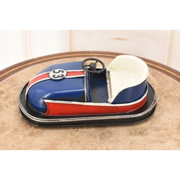 Metalowy Model Samochodziku typu Bumper Car z numerem 53 - Dekoracja