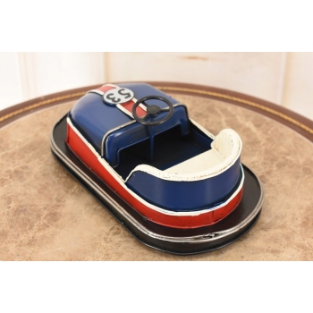 Metalowy Model Samochodziku typu Bumper Car z numerem 53 - Dekoracja