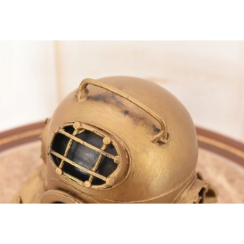 Metalowy Hełm Do Nurkowania - Kask Nurka - Model - Ozdoba Dekoracja 18 cm