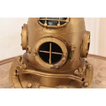 Metalowy Hełm Do Nurkowania - Kask Nurka - Model - Ozdoba Dekoracja 18 cm