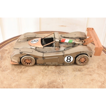 Metalowy Model Samochodu Wyścigowego - Numer 8 - Dekoracja Prezent