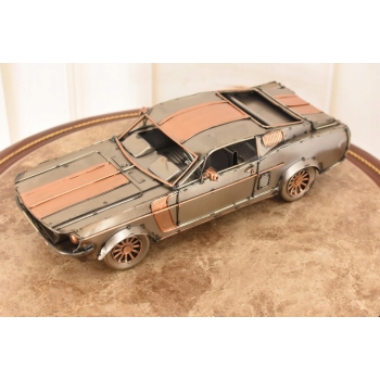 Metalowy Model Ford Mustang - Samochód Auto - Dekoracja Vintage