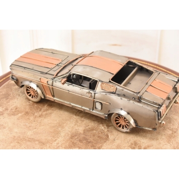Metalowy Model Ford Mustang - Samochód Auto - Dekoracja Vintage