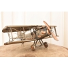 Metalowy Model Samolotu Patrolowego - Samolot Vintage - Figura Ozdoba