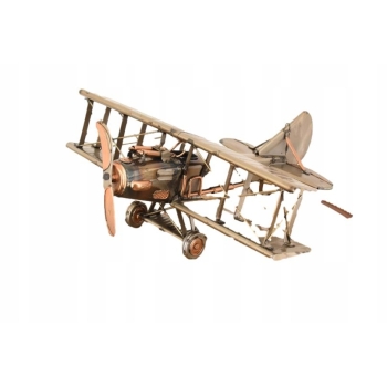 Metalowy Model Samolotu Patrolowego - Samolot Vintage - Figura Ozdoba