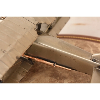 Metalowy Model Samolotu Patrolowego - Samolot Vintage - Figura Ozdoba