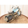 Metalowy Model Motocyklu - Motocykl Motor Niebieski - Dekoracja Prezent