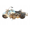 Metalowy Model Motocyklu - Motocykl Motor Niebieski - Dekoracja Prezent