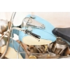 Metalowy Model Motocyklu - Motocykl Motor Niebieski - Dekoracja Prezent