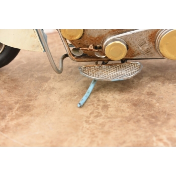 Metalowy Model Motocyklu - Motocykl Motor Niebieski - Dekoracja Prezent