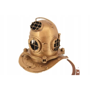 Metalowy Hełm Do Nurkowania - Kask Nurka - Model - Ozdoba Dekoracja 30 cm
