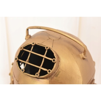 Metalowy Hełm Do Nurkowania - Kask Nurka - Model - Ozdoba Dekoracja 30 cm