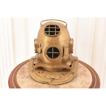 Metalowy Hełm Do Nurkowania - Kask Nurka - Model - Ozdoba Dekoracja 30 cm