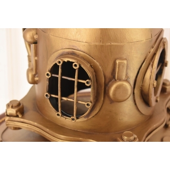 Metalowy Hełm Do Nurkowania - Kask Nurka - Model - Ozdoba Dekoracja 30 cm