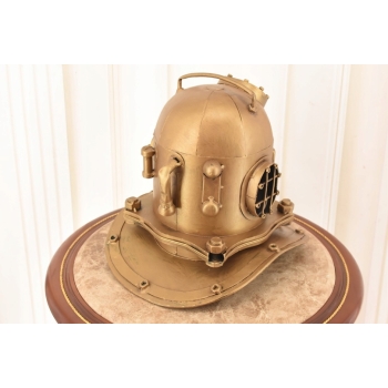 Metalowy Hełm Do Nurkowania - Kask Nurka - Model - Ozdoba Dekoracja 30 cm