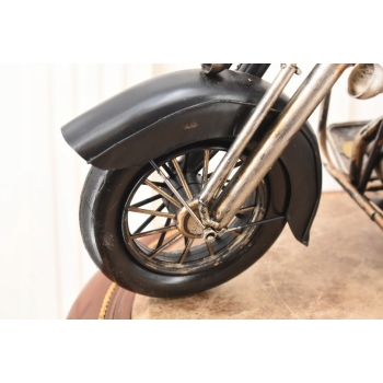 Metalowy Model Motocyklu - Czarny Chopper - Motor Motocykl - Prezent