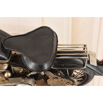 Metalowy Model Motocyklu - Czarny Chopper - Motor Motocykl - Prezent