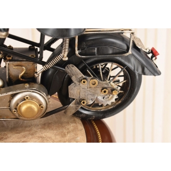 Metalowy Model Motocyklu - Czarny Chopper - Motor Motocykl - Prezent