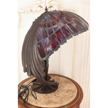 Lampa Witrażowa Styl Tiffany - wg Peter Behrens- Lampa Biurowa Parasol