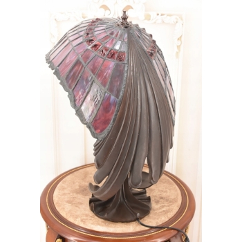 Lampa Witrażowa Styl Tiffany - wg Peter Behrens- Lampa Biurowa Parasol